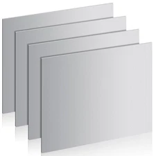 WENHUALI 4 Pcs 16 Gauge Steel Sheets Metal Cold Rolled Steel Plate, 12" x 8" ...