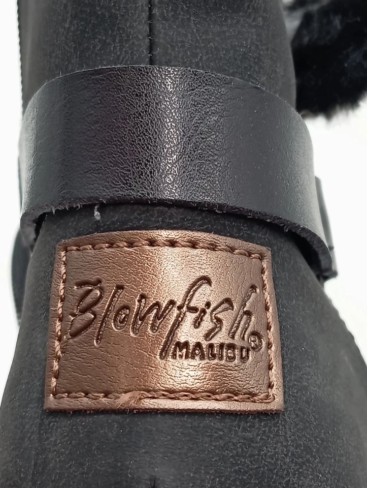 BLOWFISH Botas con cremallera Mujeres Botines Talla EU 37 negro look casual - Imagen 4 de 4