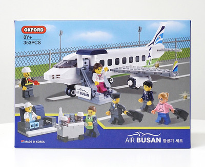 Oxford Bricks Blocks Korea AIR BUSAN Airplane 353 pcs (Korea)