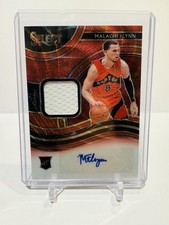 2020 Panini Select Rookie Jersey Red Wave Prizm Malachi Flynn #RJA-FLY Auto RC