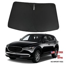 CX5 Windshield Sunshade - Black Silver-210T Reflective Fabric Material