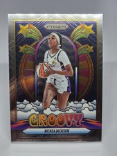 2025 Panini Prizm WNBA Rickea Jackson Groovy SP #6 Los Angeles Sparks