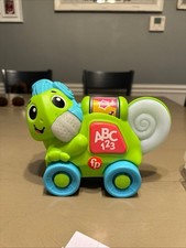 Fisher-Price Link Squad Crawl n Colors Chameleon Learning Toy with Music  Light