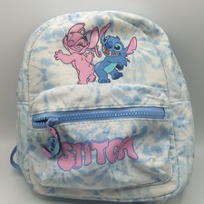 Disney Lilo & Stitch Stitch Angel Mini Tie-Dye Zip Backpack Blue
