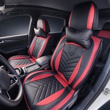 For Nissan Car Seat Cover 5 Seat Full Set Faux Leather Cushion Covers Front Rear For Nissan Car Seat Cover 5 Seat Full Set Faux Leather Cushion Covers Front Rear