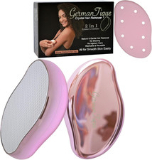 Crystal Hair Eraser,Natural Crystal Hair Remover,Reusable Painless Nano Glass Ha