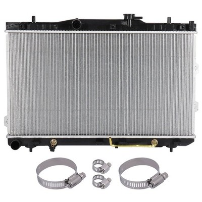 Radiator For 2004-2009 Kia Spectra with Universal Oil Hose Clamps Kit
