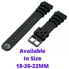 18/20/22mm For Seiko Diver SKX007 SKX173 Z22 Rubber Watch Band Band Strap