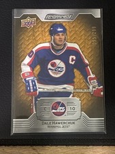 2023-24 Upper Deck Engrained Dale Hawerchuk OAK # /299 #76 Winnipeg Jets
