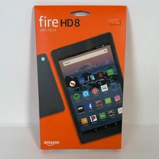New WiFi Only Amazon Kindle Fire HD 8 8th Gen Black