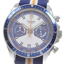 TUDOR Heritage Chrono 70330 Blue gray Dial Automatic Men