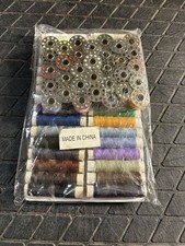 48 Spools Of Sewing Machine Threads Assorted Colors  Material Unknown