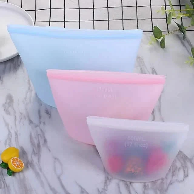3-Piece Set: Reusable Refrigerator Fresh Bags
Opens in a new window or tab
