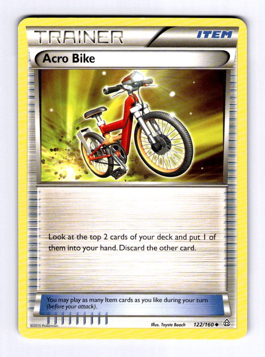 Acro Bike XY - Primal Clash #122 (2015) Uncommon NM Pokemon