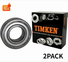  Qty. 2 TIMKEN 6004-ZZ High Quality Two Side Sealed Ball Bearings 20X42X12MM