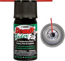 DeoxIT Fader FN5S-2N Mini-Spray, Cleaner/Lube/Protector for Conductive Plasti...