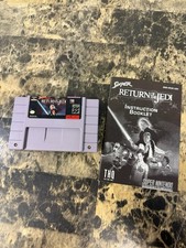 Super Star Wars: Return of the Jedi  (SNES) Super Nintendo Cartridge + Manual