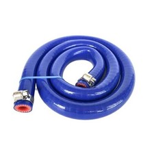 High Temp Reinforced Silicone Heater Tubing Hose 9.5MM 3/8" X 5FT Blue