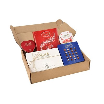 LINDT Geschenk Set MHD Ende 08/26 477 g Pralinés Hochfein von Herzen