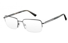 Pierre Cardin PC 6818 Silver Eyeglasses Demo Lenses Frame Only w Case NWT
