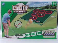 Fiaygro Golf Chipping Game Mat Adults Kids Practice Indoor Outdoor Backyard