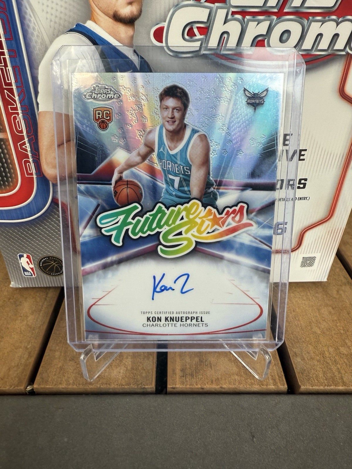 KON KNUEPPEL Refractor Rookie Auto 2025-26 Topps Chrome Future Stars RC