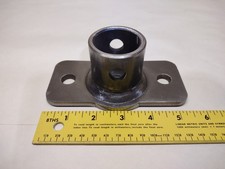 Bolt On Jack Mounting Tube Spud - Metal Swivel Mount - Trailer Jack Replacment