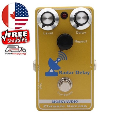 Mosky Radar Delay Hand-wired  Analog Guitar Effects Pedal Based on MAD Deep Blue