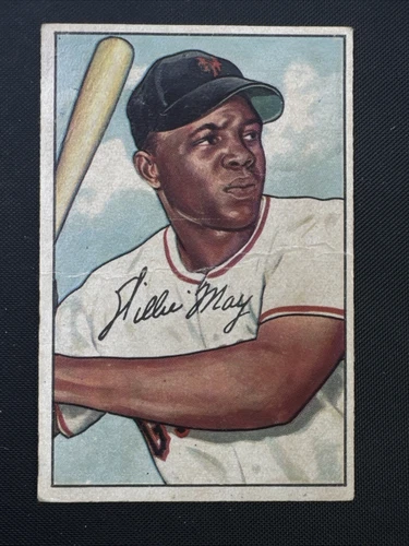 1952 Bowman Set-Break #218 Willie Mays VG-VGEX