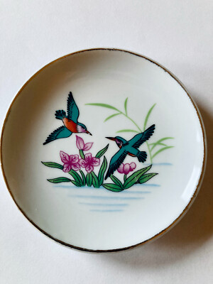 HUMMINGBIRD PORCELAIN DECOR PLATE 4