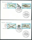 1983 ITALY FDC HORSE AIRCRAFT NO ARRIVAL STAMP - CG