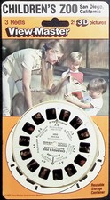 Children's Zoo San Diego California 3d View-Master 3 Reel Packet NEW SEALED