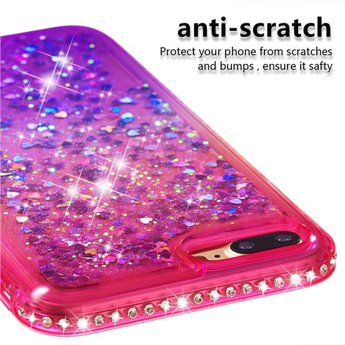 Flüssige dynamische Glitzer Treibsand Handyhülle für iPhone 8/7/6 Plus X/Xs/Xr/Xs Max - Bild 20 von 36