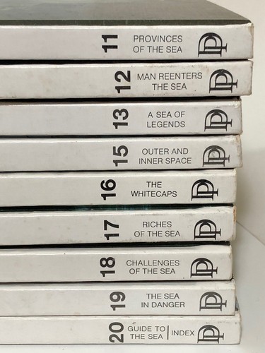 The Ocean World Of Jacques Cousteau 18 Volumes Revised 1975 Hardcover Series - Picture 7 of 7