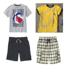Gymboree Nike Baseball All Star Basketball Shirts, Knit Plaid Shorts Size 6