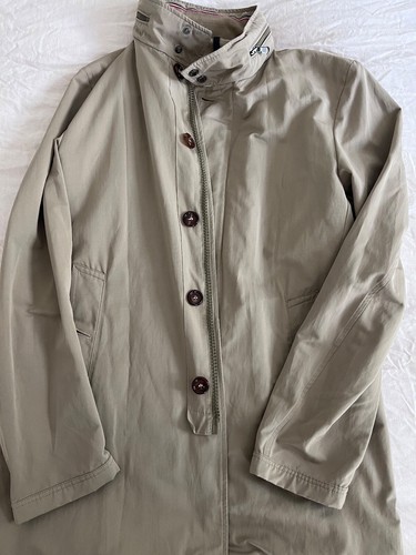 $1,800 MSRP Moncler Trenchcoat Men's Tan with Hood Size 5 - please read - Picture 5 of 20