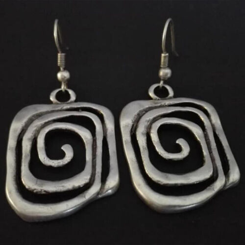 Vintage 925 Silver Women Ear Hook Earrings Drop Dangle Wedding Jewelry Gifts - Picture 39 of 59