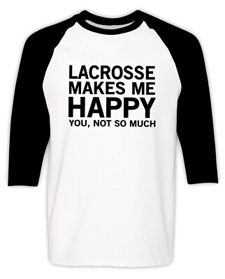 Funny Lacrosse Coach Player T-shirt Funny Humor Joke Sports Raglan Tee Gift 
