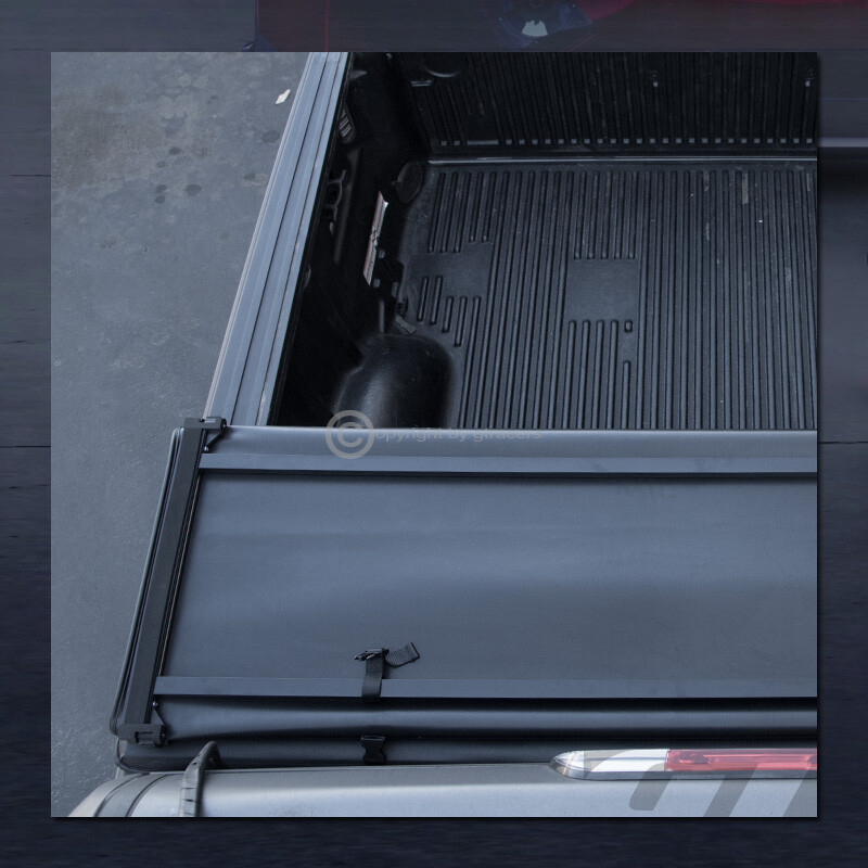 Soft Vinyl Roll-Up Tonneau Cover For 2005-2011 Dodge Dakota & Mitsubishi Raider 6.5ft Bed 7 thumbnail image