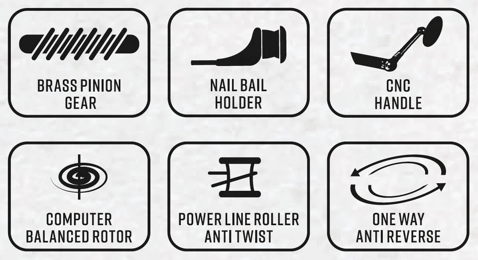 Mulinello Colmic ETAN 5000 spinning bolo match fishing feeder 8+1BB - Immagine 4 di 4