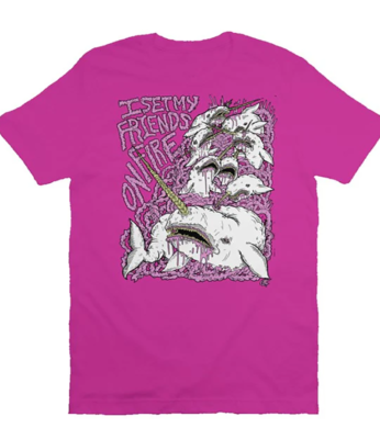 Rare I Set My Friends On Fire Band Pink All Size T-Shirt AR857 | eBay