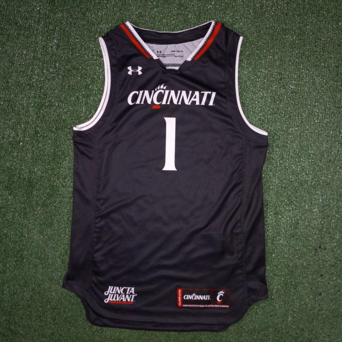 University Of Cincinnati Bearcats Jersey Basketball Kids Boys Youth Medium