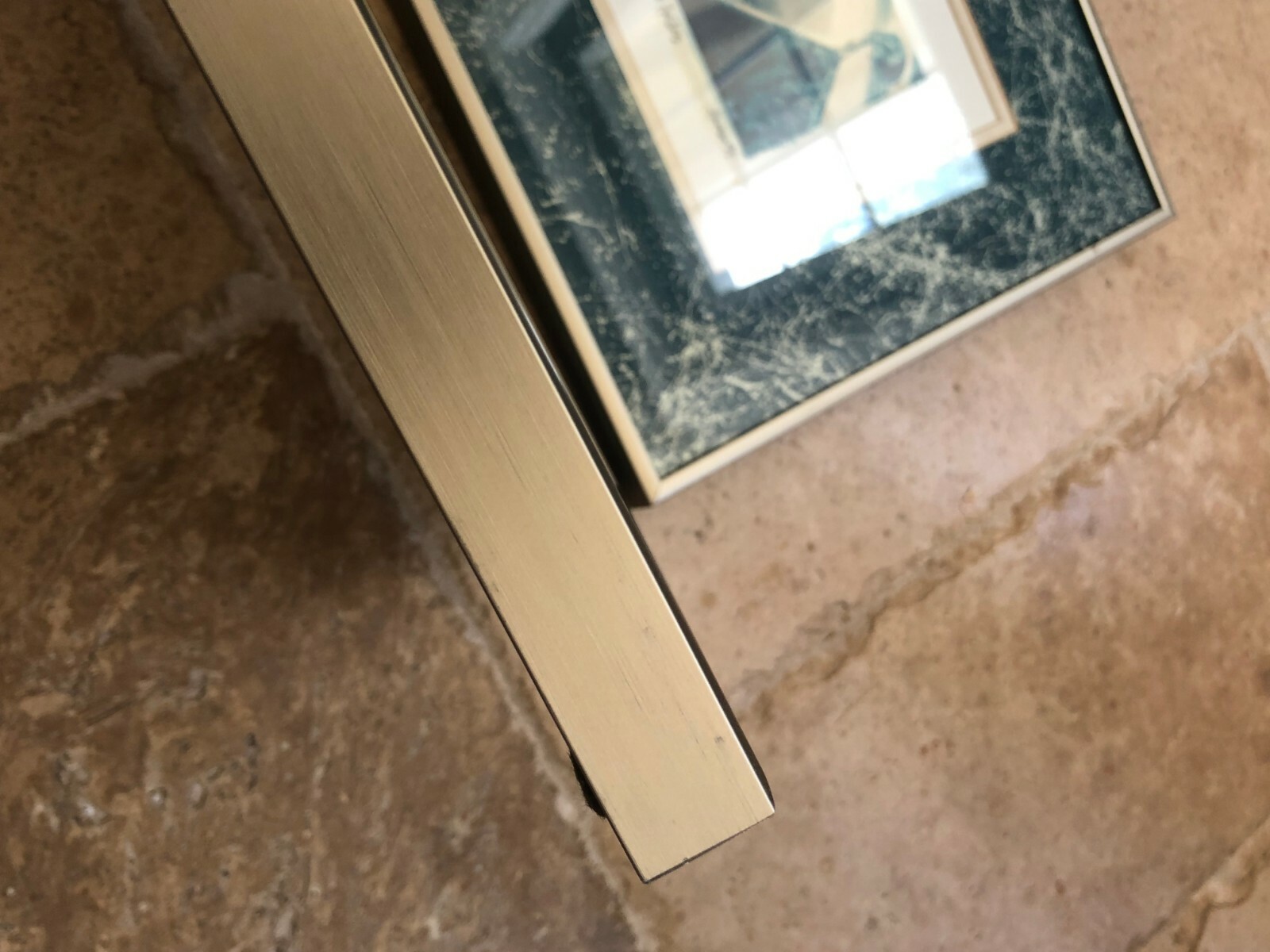 Harman Framed Art Nor-Evil Twin Pot Holders Metal  Marble Matting 1997 Photos