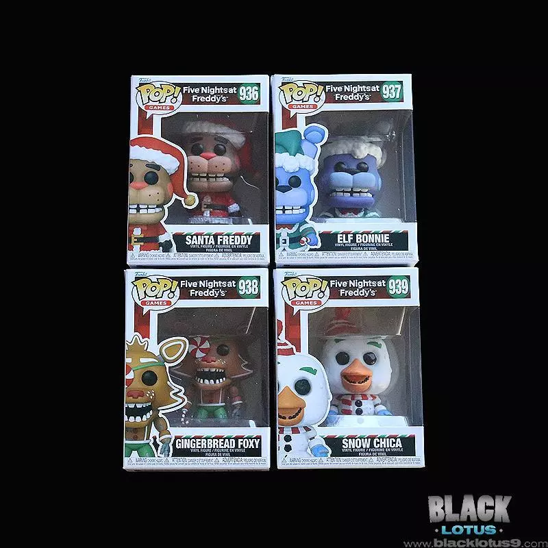 Funko Pop! Five Nights at Freddy's Elf Bonnie Foxy Snow Chica FNAF IN STOCK  Pop