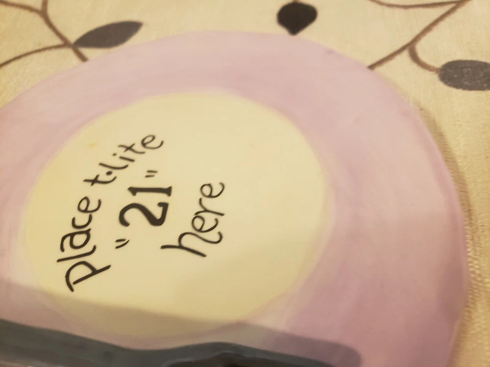 Сменная тарелка для чайного торта на 21-й день рождения Blue Sky Clayworks - Изображение 3 из 4