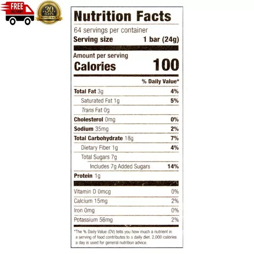 Kirkland Signature Soft & Chewy Granola Bars, 0.85 oz, 64-count - Picture 2 of 2