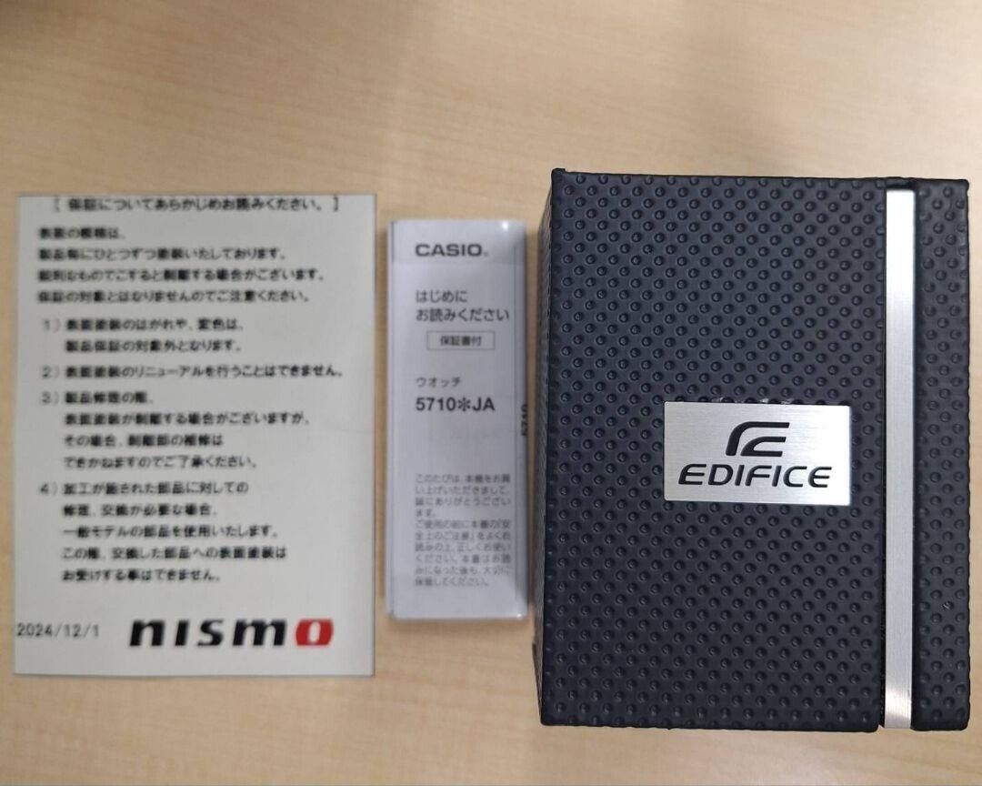 Casio Edifice And Nissan Nismo 40Th Anniversary Model Men Casio Edifice And Nissan Nismo 40Th Anniversary Model Men