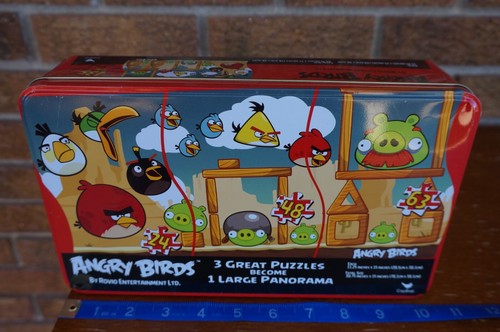 PUZZLE Angry BIRDS Red Tin Multi Size Piece Panoramic Puzzle NEW - Picture 5 of 10