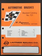 1978 Vintage LAITNER BRUSH CO - "Automotive Brushes" Jobbers 16 pg Catalog
