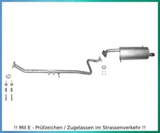 Auspuffanlage Mazda 2 1.3 55-75KW Bj. 07-15 Auspuff Endtopf Mittelrohr Dichtung